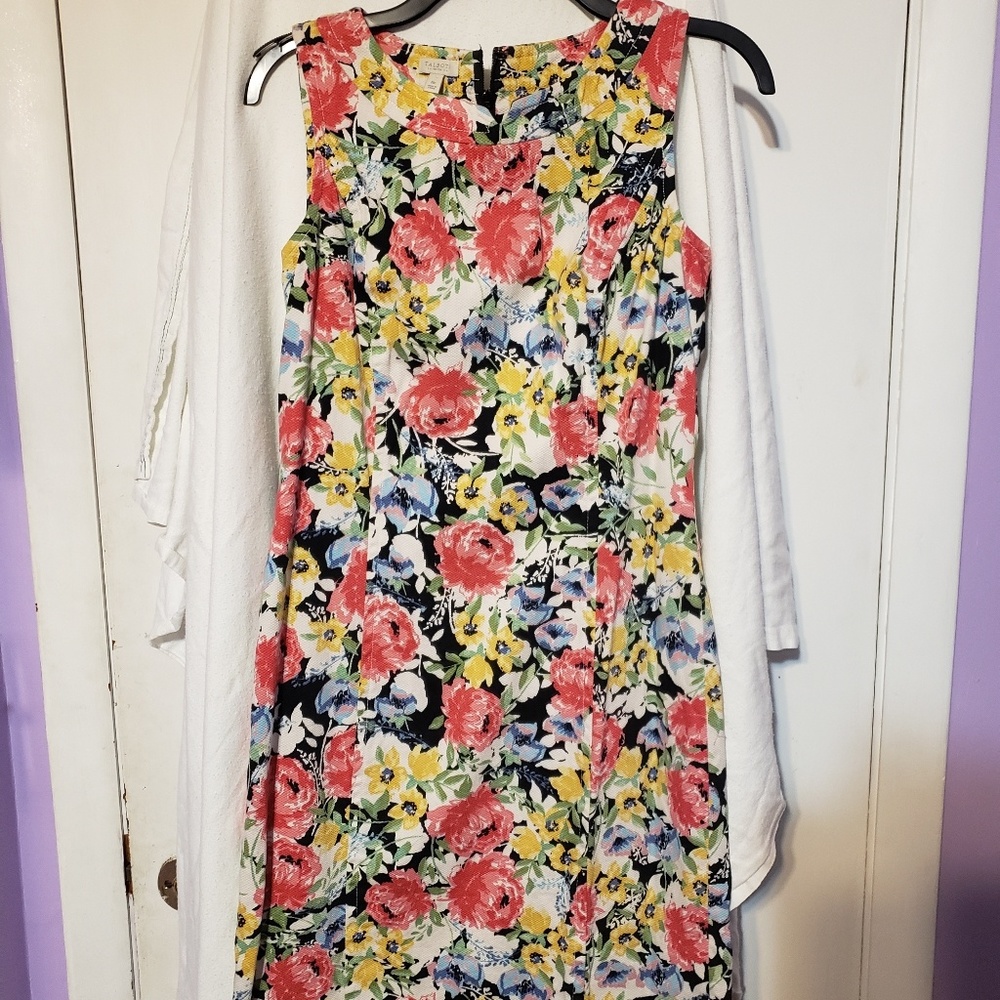 Talbots Floral Mid-Length Dress Size 8P